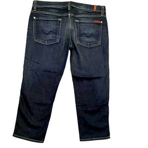7 For All Mankind Sz:29 Capri Denim Jeans